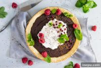 Decadent Grain-Free Chocolate Chia Pudding Pie