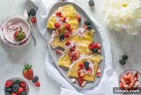 Sweet Strawberry Cream Cheese Grain-Free Crepes