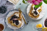 Bergamot-Kissed French Toast with Luscious Blueberry Compote