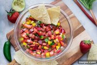 Tangy Berry Rhubarb Salsa