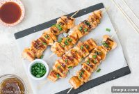 Sticky Teriyaki Salmon Poppers