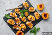 Sweet Peach Crostini