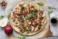 Sweet Pear and Tangy Goat Cheese Pizza