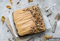 Wholesome Chocolate Peanut Butter Sheet Cake