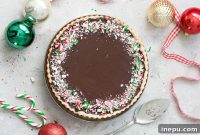 Decadent Grain Free Peppermint Chocolate Tart