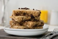 Gooey Chocolate Chip Baked Pancakes