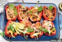 Smoky Chorizo Stuffed Bell Peppers