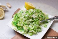Crispy Shredded Brussels Sprouts with Garlic