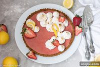 Sweet and Tangy Strawberry Lemon Curd Tart