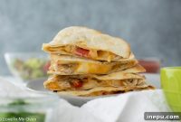 Crispy Air Fryer Turkey Quesadillas