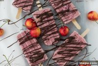 Creamy Cherry Yogurt Pops