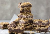 Chewy Gluten-Free Oatmeal Fudge Bars
