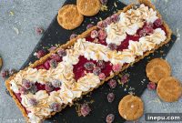Vibrant Cranberry Curd Tart