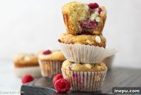 Luscious Raspberry White Chocolate Muffins