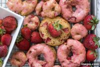 Blush Berry Baked Donuts