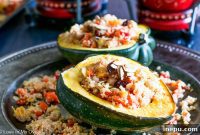 Spiced Moroccan Couscous-Stuffed Acorn Squash