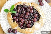 Effortless Cherry Saskatoon Pie