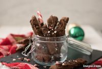 Decadent Peppermint Chocolate Biscotti