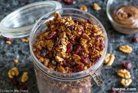 Nutella Swirl Walnut Granola