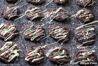 Peppermint Swirl Chocolate Cookies
