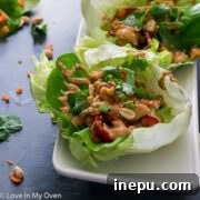 thai cauliflower lettuce wraps