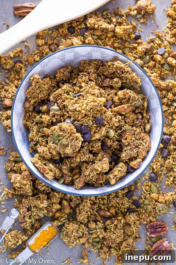 grain-free granola - a healthy breakfast or snack option