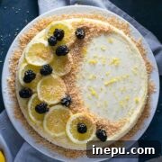low carb lemon cheesecake