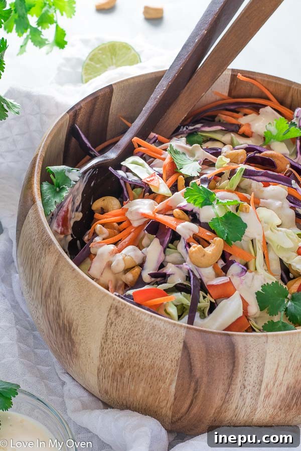 Keto Cabbage Salad with Cashews