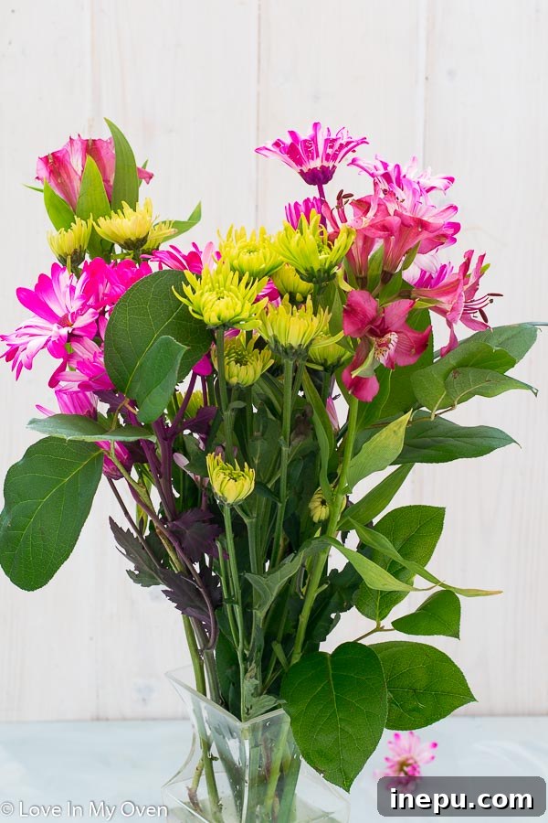 Spring blossoms and a welcoming kitchen scene, signaling new beginnings for the blog.