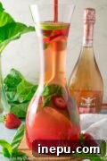 rhubarb rose sangria