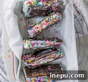 Thumbnail of a Birthday Cake Ice Cream Sandwich with colorful sprinkles.