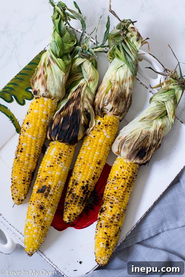 Elote Fiesta Pasta Salad 3 grilled corn on the cob