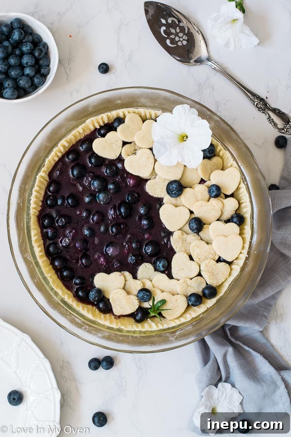 Guilt-Free Blueberry Delight 2 healthy blueberry pie with almond flour crust