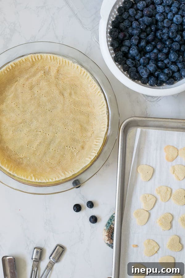 Guilt-Free Blueberry Delight 4 almond flour pie crust dough