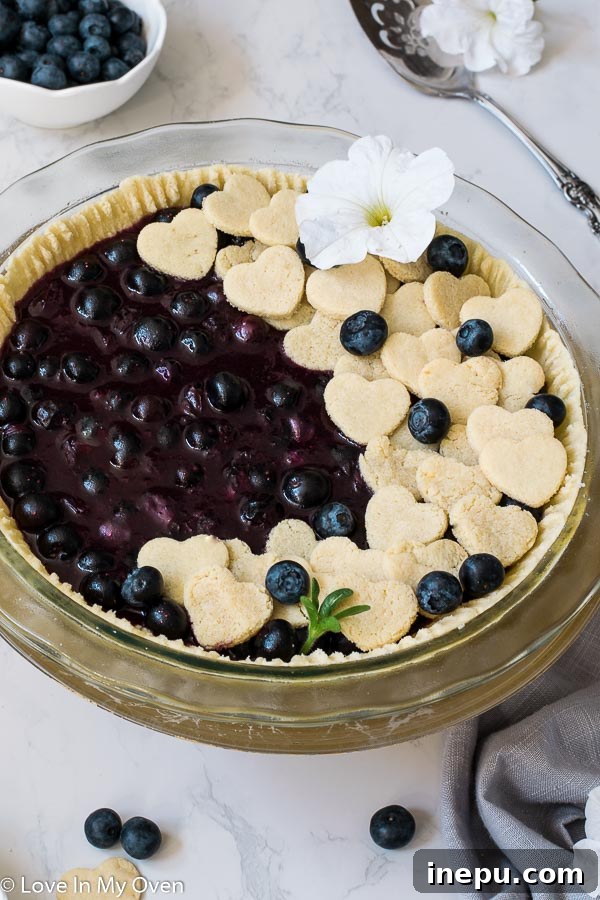 Guilt-Free Blueberry Delight 7 healthy blueberry pie slice with ice cream