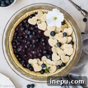 Healthy Blueberry Pie