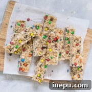 Nut-free M&M Granola Bars