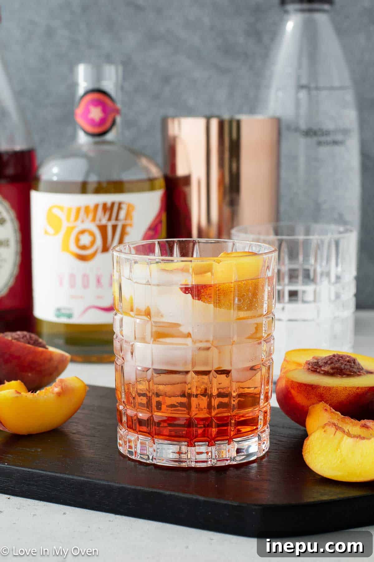 Velvet Peach Delight 4 peach vodka cocktail
