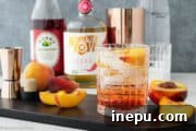 peach vodka cocktail
