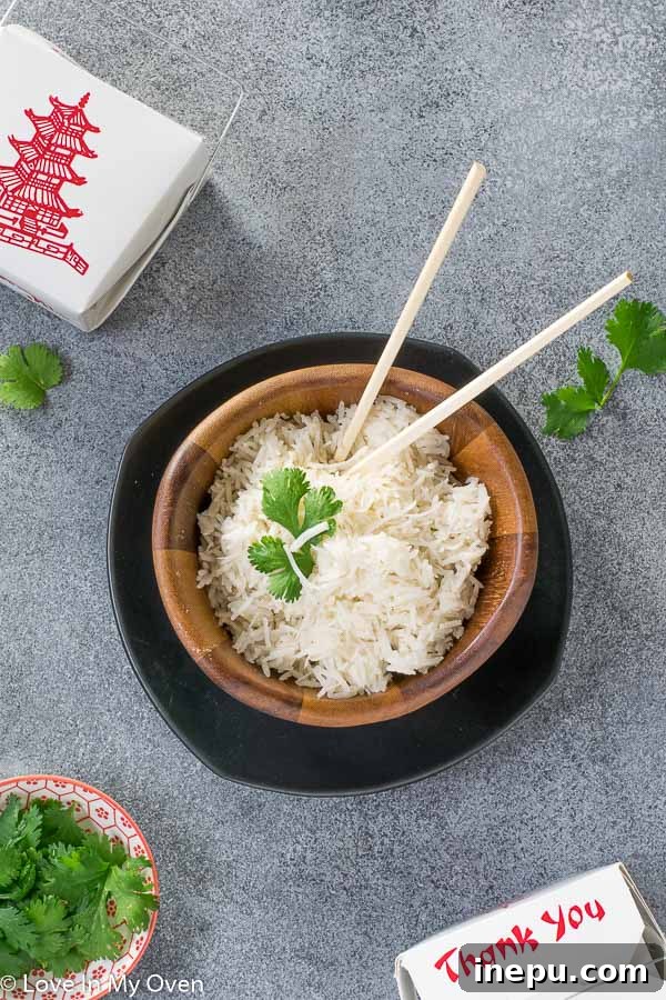 Easy Coconut Rice, fluffy and creamy, perfect for any meal