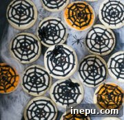 spiderweb cookies