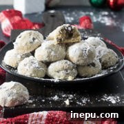 chocolate chip snowball cookies