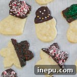 chocolate covered shortbread cookies