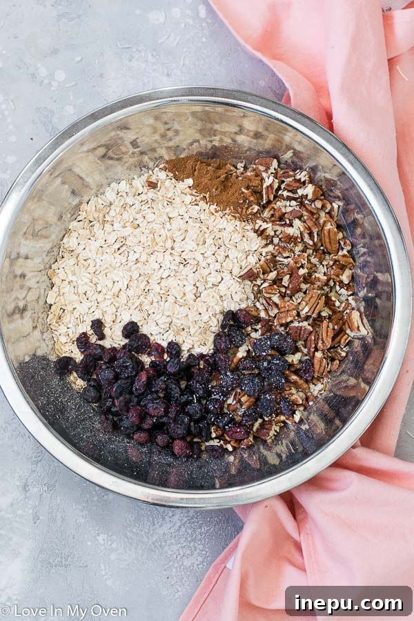 cranberry pecan granola