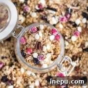 cranberry pecan granola