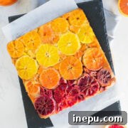 Orange Upside Down Cake, a delightful citrus dessert