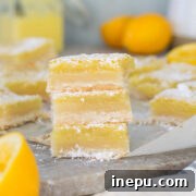 Meyer lemon bars