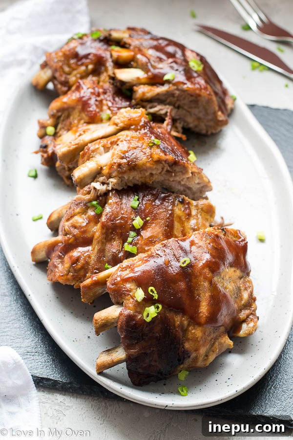Melt-in-Your-Mouth Slow Cooker Ribs 2 The Best 2-Ingredient Slow Cooker Ribs - fall off the bone perfection
