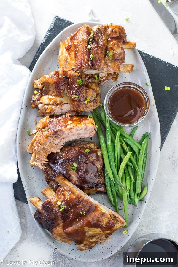 Melt-in-Your-Mouth Slow Cooker Ribs 6 Broiled slow cooker ribs with a sticky, crispy glaze