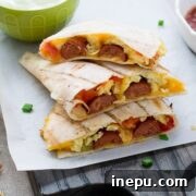 grilled breakfast quesadillas